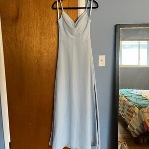 Nadia Revlery Bridesmaid Dress Sz 2 Sky Blue